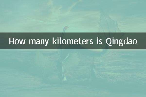 Quanti chilometri sono Qingdao