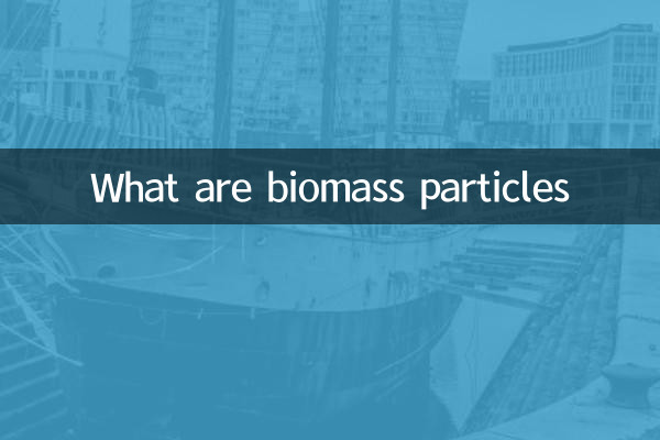 Cosa sono le particelle di biomassa