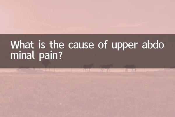 ¿Cuál es la causa del dolor abdominal superior?