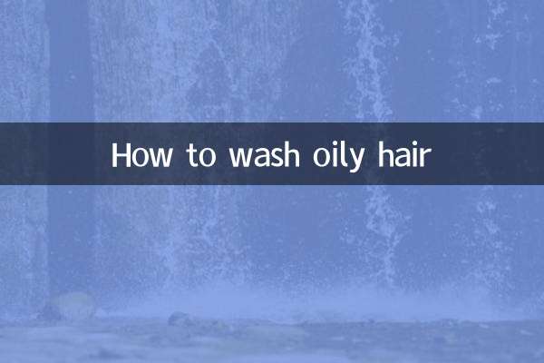 Cómo lavar el cabello graso