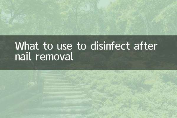 Cosa usare per disinfettare dopo la rimozione delle unghie