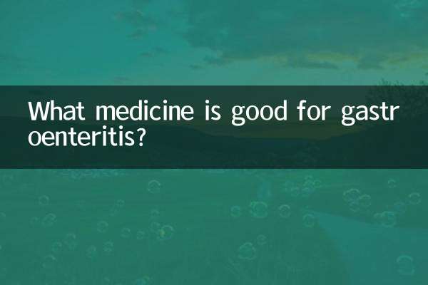 ¿Qué medicamento es bueno para la gastroenteritis?