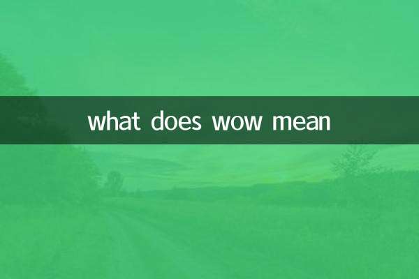 wow মানে কি