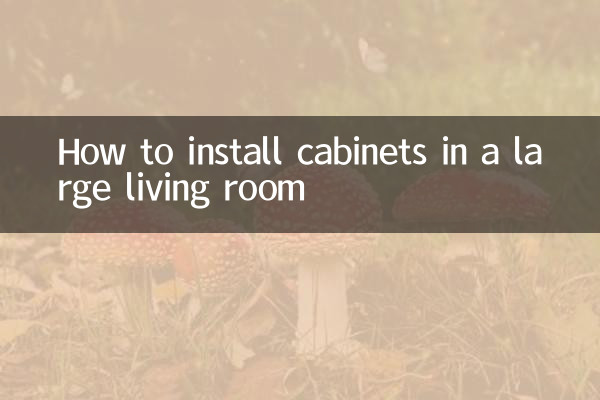 Comment installer des armoires dans un grand salon