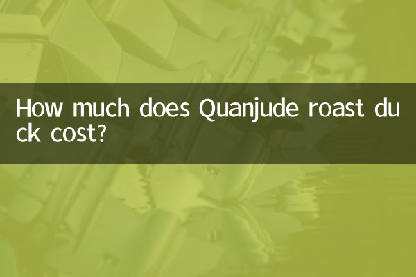 Quanto custa o pato assado Quanjude?