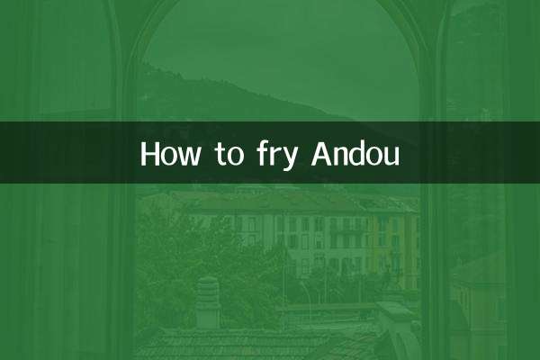 Wie man Andou brät
