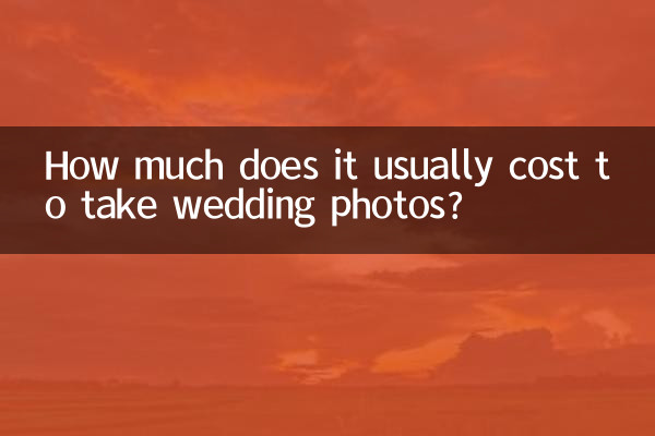 Quanto costa solitamente scattare foto di matrimonio?