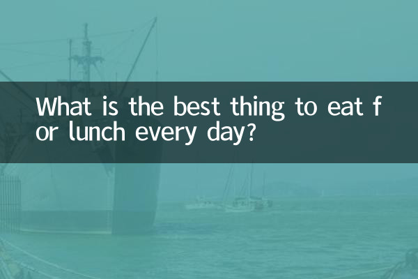 ¿Qué es lo mejor para almorzar todos los días?