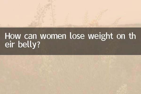 Come possono le donne perdere peso sulla pancia?