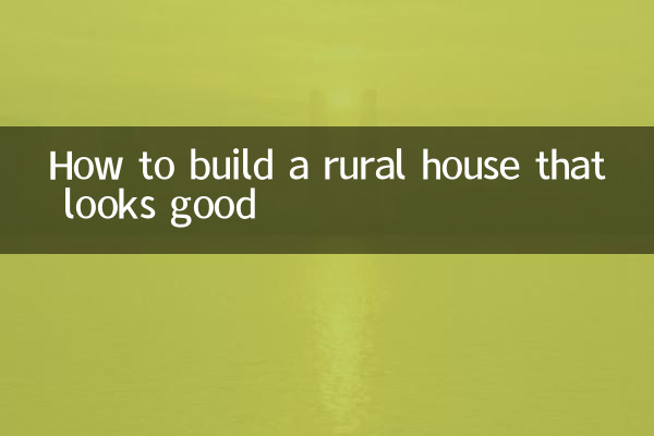Come costruire una casa rurale che abbia un bell'aspetto