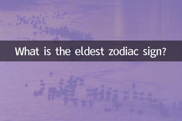 Was ist das älteste Sternzeichen?