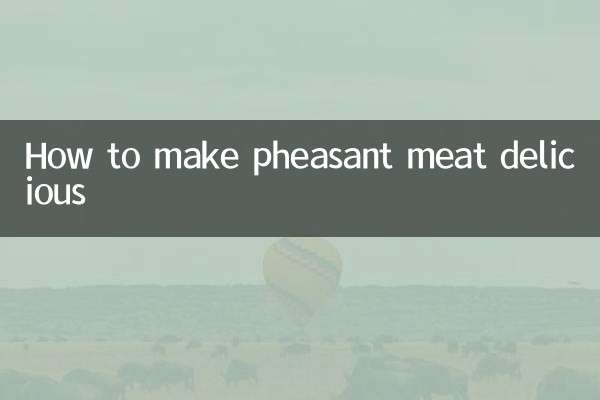 Как вкусно приготовить мясо фазана