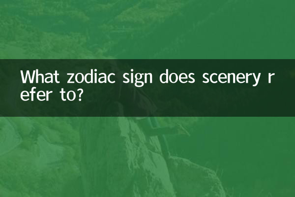 दृश्यावली किस राशि चिन्ह को संदर्भित करती है?