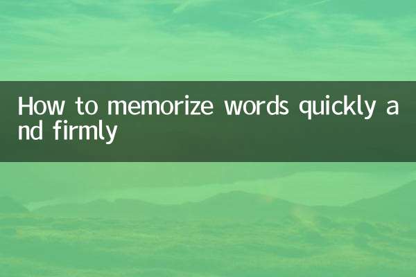 Как запоминать слова быстро и прочно