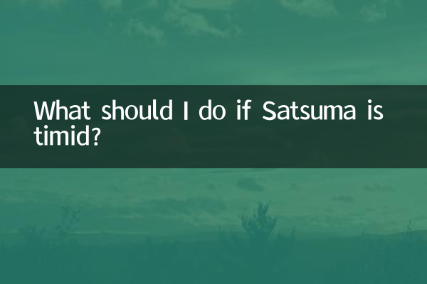 薩摩很膽小怎麼辦