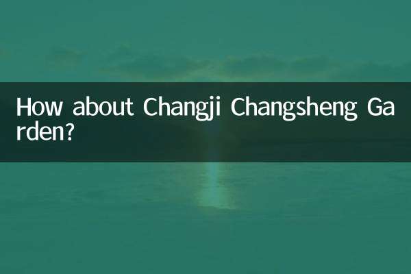 How about Changji Changsheng Garden?