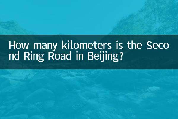 How many kilometers is the Second Ring Road in Beijing?