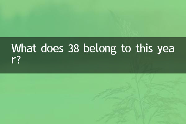 What does 38 belong to this year?