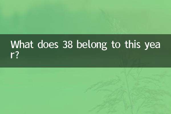 What does 38 belong to this year?