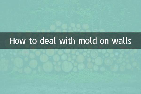 How to deal with mold on walls