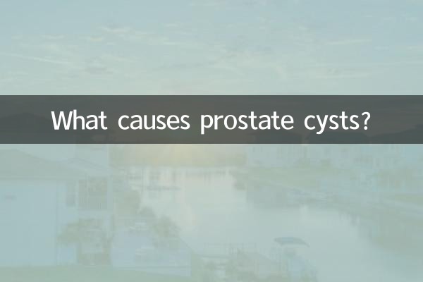 What causes prostate cysts?