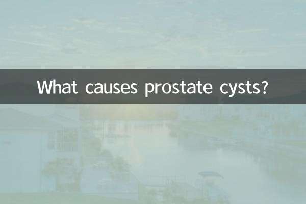 ¿Qué causa los quistes de próstata?