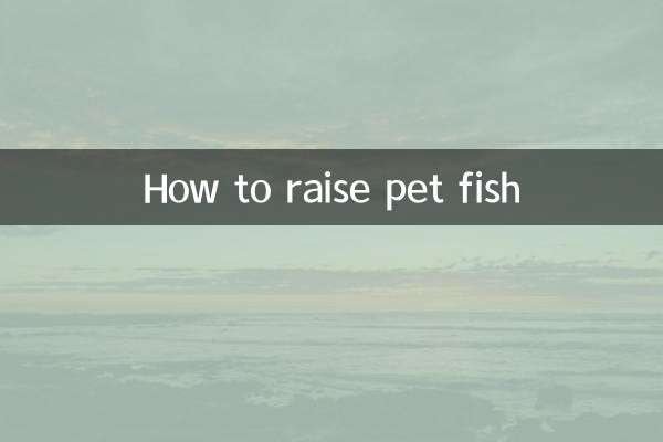 كيفية تربية الأسماك الأليفة