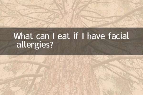 Cosa posso mangiare se ho allergie al viso?