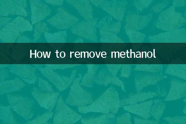Как удалить метанол