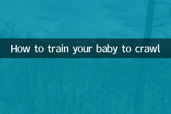 Como treinar seu bebê para engatinhar