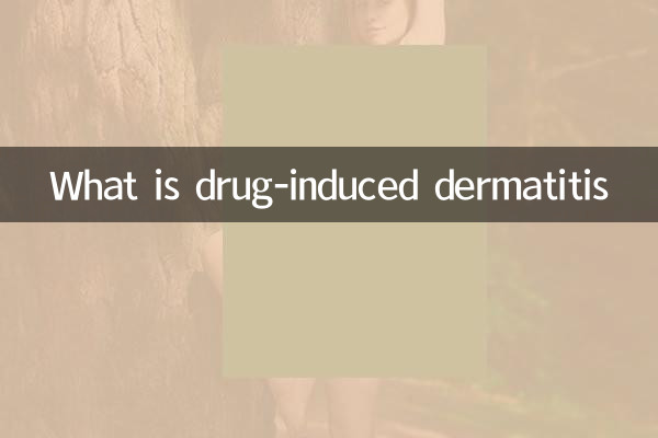 약물 유발 피부염이란 무엇입니까?