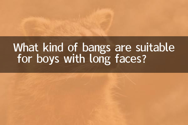 چه نوع چتری برای پسرهایی با صورت بلند مناسب است؟