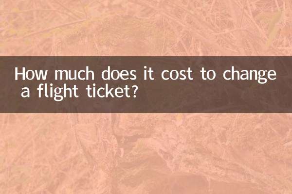 航空券の変更にはいくらかかりますか?