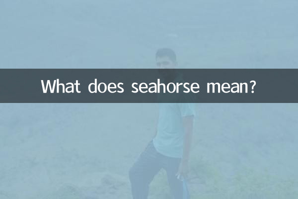 ما هو معنى فرس البحر ؟