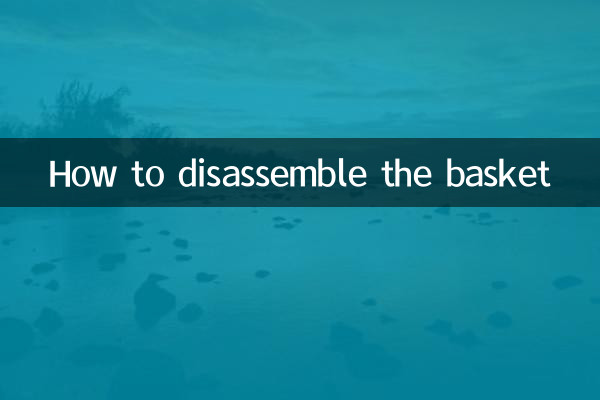 Come smontare il cestino
