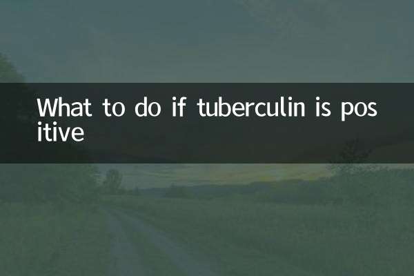 结核菌素阳性怎么办