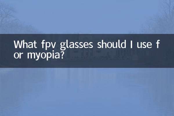 Welche FPV-Brille sollte ich bei Kurzsichtigkeit verwenden?