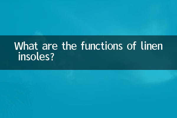 Welche Funktionen haben Leineneinlagen?