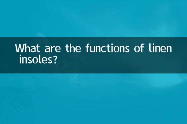 Welche Funktionen haben Leineneinlagen?