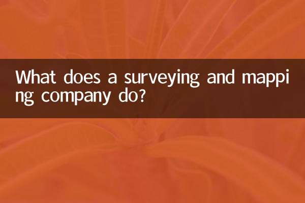 측량 및 지도 제작 회사는 어떤 일을 하나요?