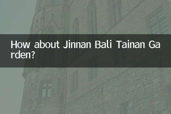 How about Jinnan Bali Tainan Garden?