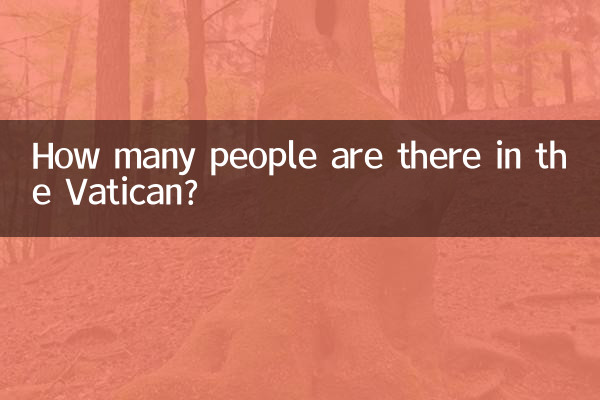 How many people are there in the Vatican?