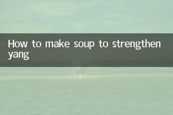 Como fazer sopa para fortalecer o yang