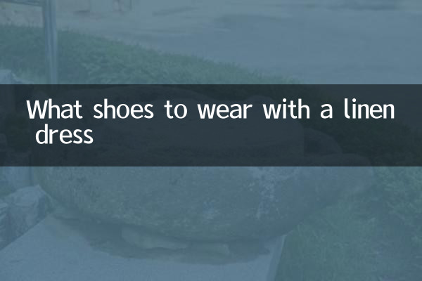 What shoes to wear with a linen dress