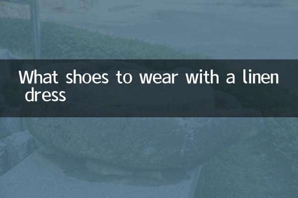 What shoes to wear with a linen dress
