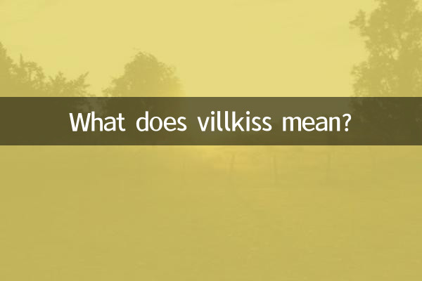 What does villkiss mean?