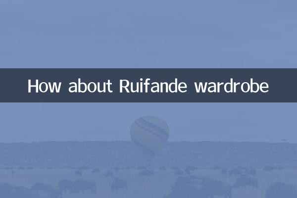 Ruifande 옷장은 어떻습니까?