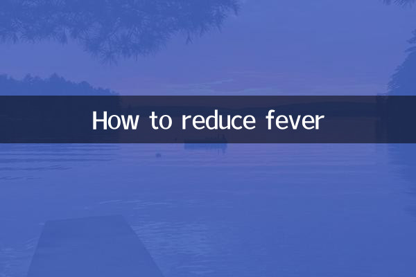 Comment réduire la fièvre