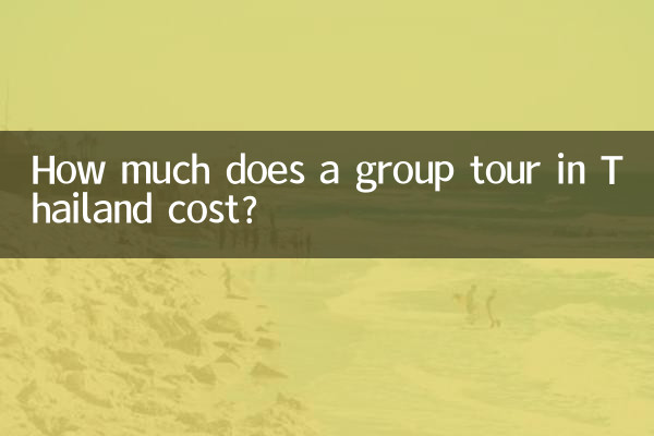 Quanto costa un tour di gruppo in Thailandia?