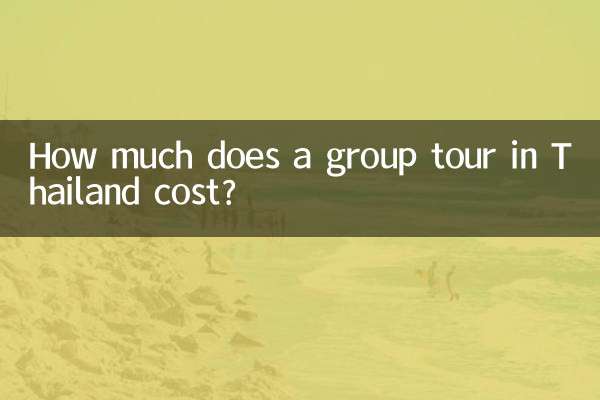 Quanto costa un tour di gruppo in Thailandia?
